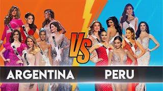 ARGENTINA v/s. PERU | MISS UNIVERSE (2000 - 2021)