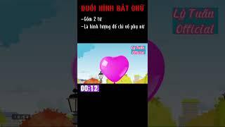 Đuổi hình bắt chữ | 2 từ, chỉ hình tượng để chỉ phụ nữ#duoihinhbatchulytuan