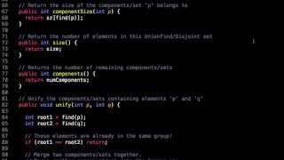 Union Find Code
