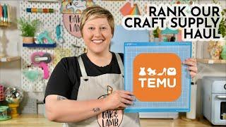 Temu Craft Supplies Ranked Worst To Best! - MUST SEE!