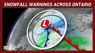 High Impact Storm Will Bring 15-35+ cm of Snow to Southern Ontario Through Thursday | #forecast