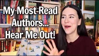 My Most Read Authors Aren’t Always My Favorites || Book Recommendations