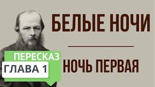 Белые ночи. Ночь первая. 1 глава. Краткое содержание