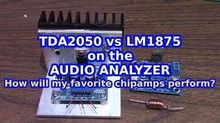 TDA2050 vs LM1875 on the QA403 audio analyzer