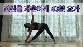 [서리요가#248] 골반 열기, 시원한 하체 / 몸을 부드럽게 하는 43분 전신요가