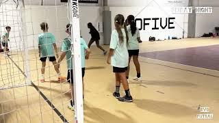 Friday night futsal at Next level Academy: boys v girls ️