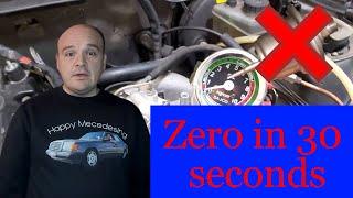 Mercedes Ke-Jetronic - A bad fuel accumulator on the example of 190E