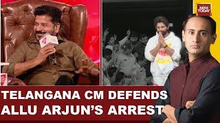 Allu Arjun's Arrest: Telangana CM Revanth Reddy Defends Arrest | India Today