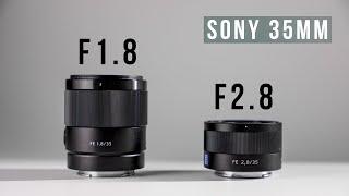 Sony 35mm lenses comparison (FULL FRAME)