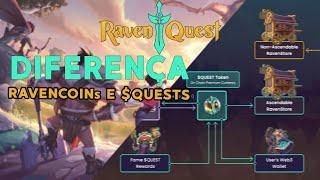 O que São Ravencoin e $Quest? Tudo sobre as Moedas no Ravenquest (Web3)