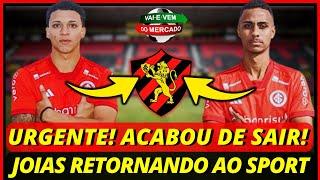 Urgente! Acabou de Sair! Atacante e Lateral Retornando ao Sport! Últimas Notícias do Sport Recife