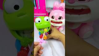 Satisfying With Unboxing Cute Pink Rabbit Set Toys Eating Candy, ASMR Videos