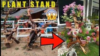 PLANT STAND MADE OF TUGAS ''MOLAVE'' HARD WOOD. SOBRANG GANDA