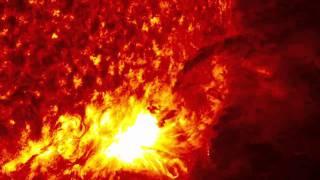 NASA SDO - Massive Solar Eruption Close-up