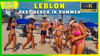 LEBLON: THIS IS THE BEST BEACH IN RIO DE JANEIRO IN SUMMER