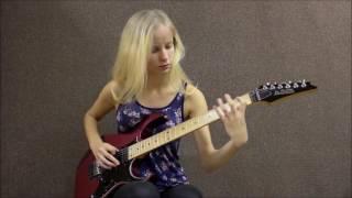 2 Female Guitarists  Shred Off! Laura Lace Vs Tina S