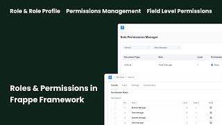 All About Roles and Permissions Management in Frappe Framework/ERPNext!