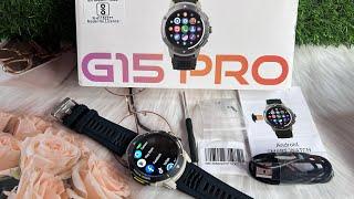 G15 pro smartwatch 5g android amoled camera smart watch 2gb/32gb g15pro 5g round android watch