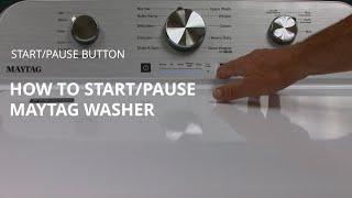 Maytag Start/Pause Button on Washer