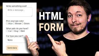 28 | HOW TO CREATE & STYLE FORMS IN HTML | 2023 | Learn HTML and CSS Full Course for Beginners