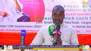 Somaliland: PLO Lumumba Foundation launches New University in Hargeisa