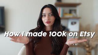 How I Made $100k On Etsy Without Inventory