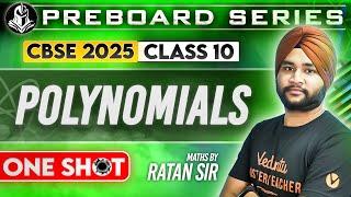 CBSE Class 10th | Polynomials in One Shot| CBSE 2025 | Ratan Kalra Sir | JEE Punjab