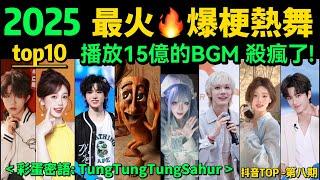 2025最火爆梗熱舞，秒殺全網‼️試試看完會被哪首洗腦【5月熱歌勁舞TOP10 】彩蛋：木棍人通通通TungTungTungSahur外國山海經｜抖音神曲｜舞蹈串燒｜Tiktok熱門｜洗腦BGM