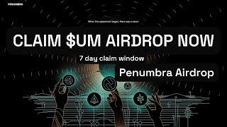 Quick Penumbra $UM Airdrop Tutorial! | Claim Airdrop in 2 min!