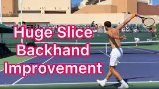 3 Awesome Slice Backhand Tips (Grigor Dimitrov Tennis Technique)