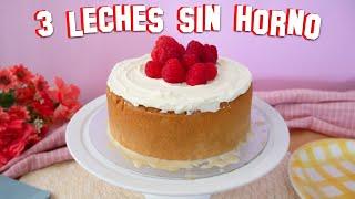 PASTEL DE 3 LECHES SIN HORNO | Ale Hervi #cocinaconmigo