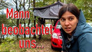 Mann beobachtet uns beim Wildcampen... ️  ‍