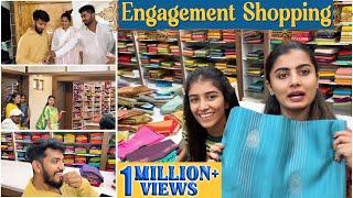 Engagement Shopping   | ವರನಿಂದ ವಧುಗೆ ಸೀರೆ | Nikhil Nisha Vlogs