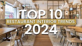 Top 10 Restaurant Interior Trends for 2024 | Interior Design Ideas for Restaurants 2024