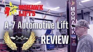 Mohawk A7 Asymmetric Two Post Automotive Lift - Gold Member Garage