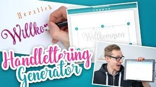 Handlettering Generator (DAS Tool zum Handlettering lernen)