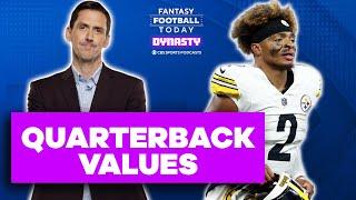 Dynasty Fantasy Football: Free Agent QB Values - Darnold, Rodgers, Fields & Wilson | (FFT Dynasty)