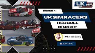 UkSimracers MX5 Season Summer Season  2024,  Round 4 Live @ Redbull Ring