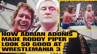 How Adrian Adonis made Roddy Piper look so good at Wrestlemania 3 reaction  dark side of the ring