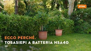 Tosasiepi a batteria STIHL HSA 40