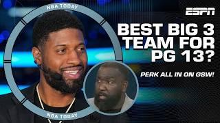 Perk on Paul George's best team fit ️ 'IT'S GOT TO BE THE GOLDEN STATE WARRIORS!' | NBA Today