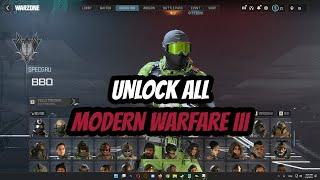 [UNCUT] WARZONE 3 UNLOCK ALL TOOL  CoD MW3 Unlock All Camos, Operators & Skins (Full Guide)