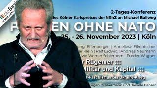 FRIEDEN OHNE NATO #3 ::: konferenz ::: werner rügemer ::: im zangengriff von militär und kapital