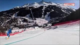 Méribel - the course for women's Super-G (Roc de Fer slope) - World championships 2023