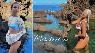 Мадейра, ЛАВОВЫЕ БАССЕЙНЫ в Порту-Мониш! Dive into the Natural Swimming Pools of Porto Moniz!