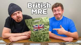 British Guys try a British MRE Kit ft @ashens