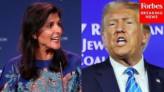 'It's The Political Elite Uniting Around President Trump': Haley Fires Back At Reporter | NH Primary