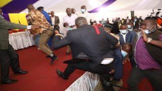 PRESIDENT RUTO KISII UDA GOON MP OSORO BEATEN LIKE BURUKENGE BY GOV ARATI ALLIES AT KISII STADIUM