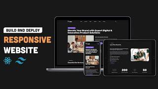 Build and Deploy a Fully Responsive Website in React JS