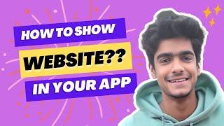 How to Show Website In Your App | FlutterFlow WebView